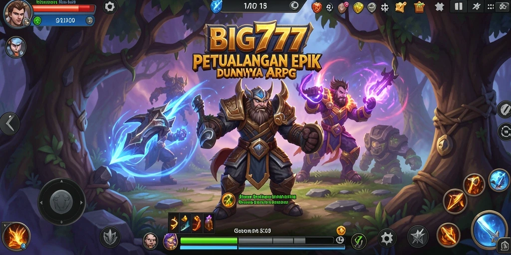 Screenshot utama BIG777 menampilkan aksi seru dalam gameplay ARPG.