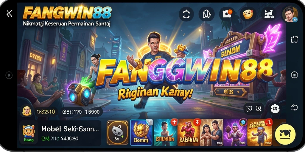 Tampilan gameplay FANGWIN88 yang cerah dan menarik.