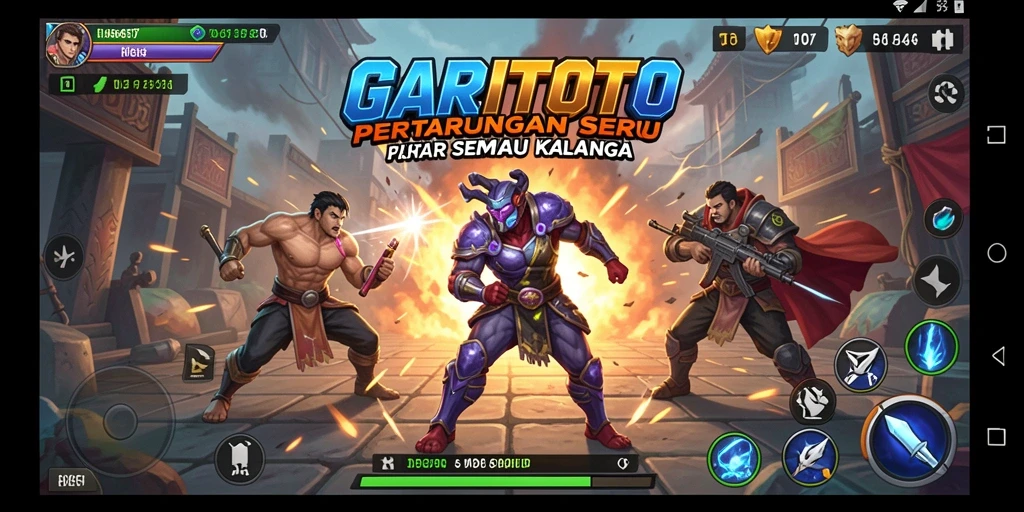 Screenshot GARITOTO menampilkan pertarungan mendebarkan dengan grafis menawan.
