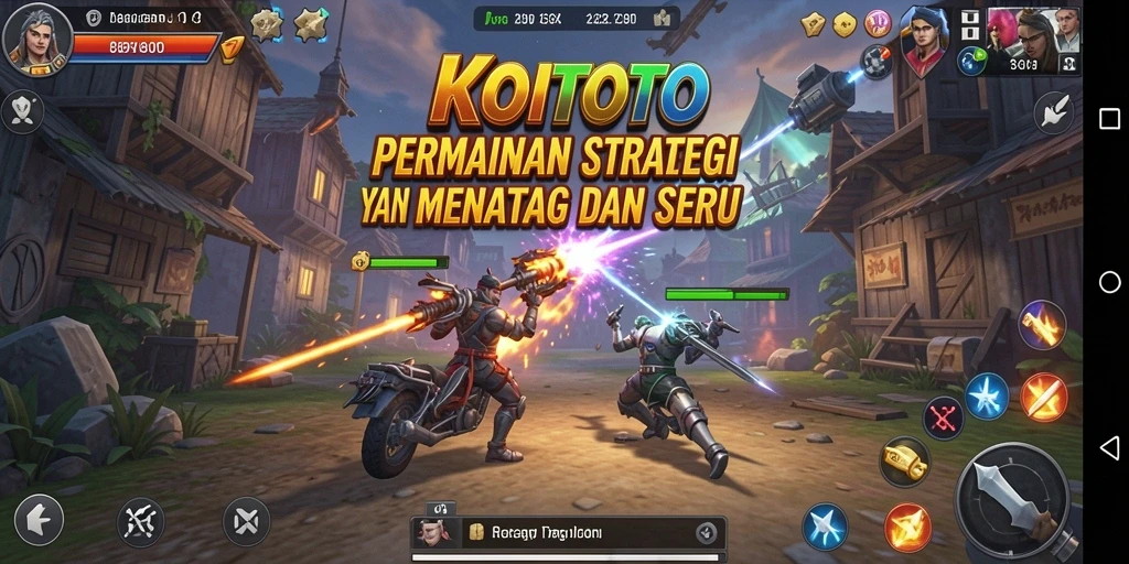 Screenshot gameplay KOITOTO menampilkan strategi seru dan mendebarkan.