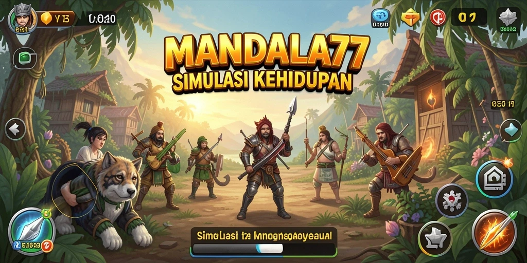 Tampilan gameplay MANDALA77 yang menakjubkan dalam dunia simulasi.