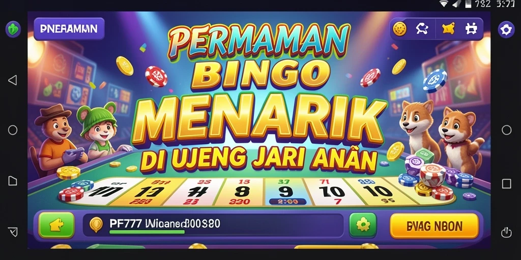 Tampilan gameplay PF777 yang seru dan interaktif dengan berbagai pilihan bingo.