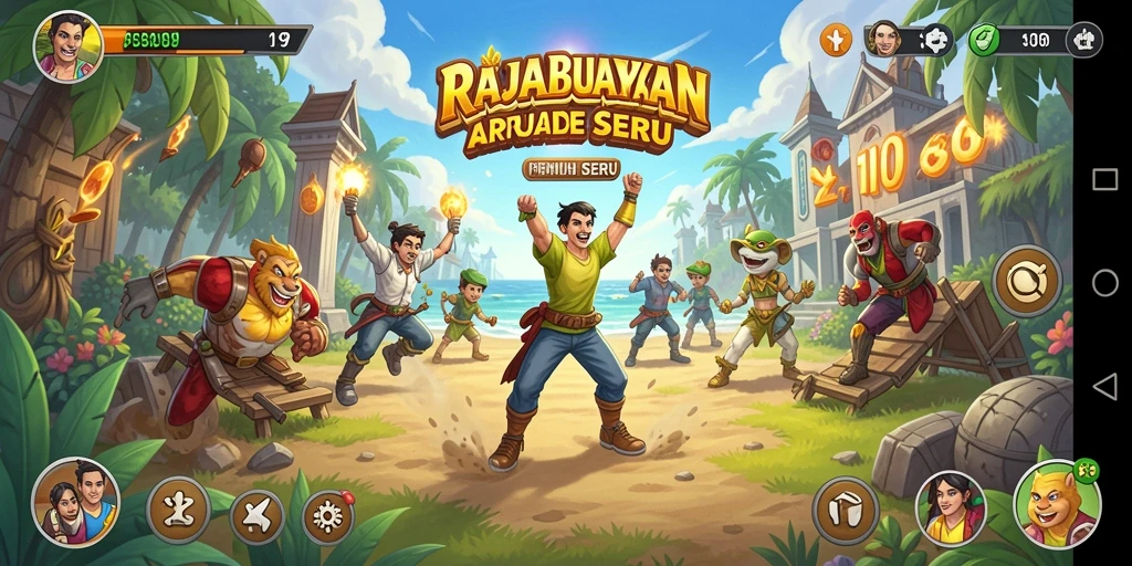 Tampilan seru dari gameplay RAJABUAYA89 yang mendebarkan.