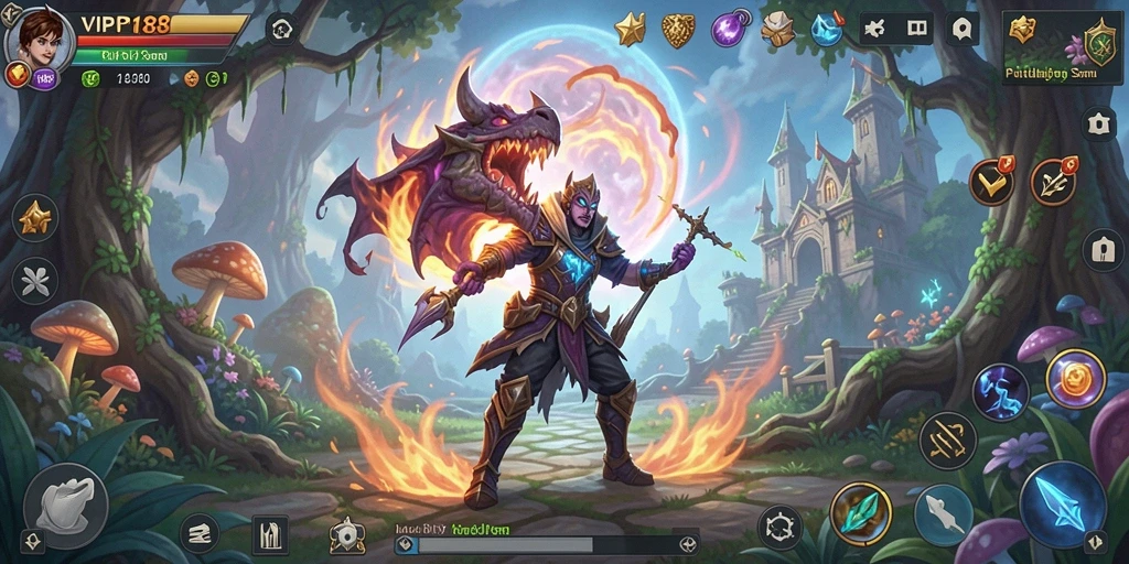 Screenshot gameplay VIP188 menampilkan petualangan di dunia penuh misteri.